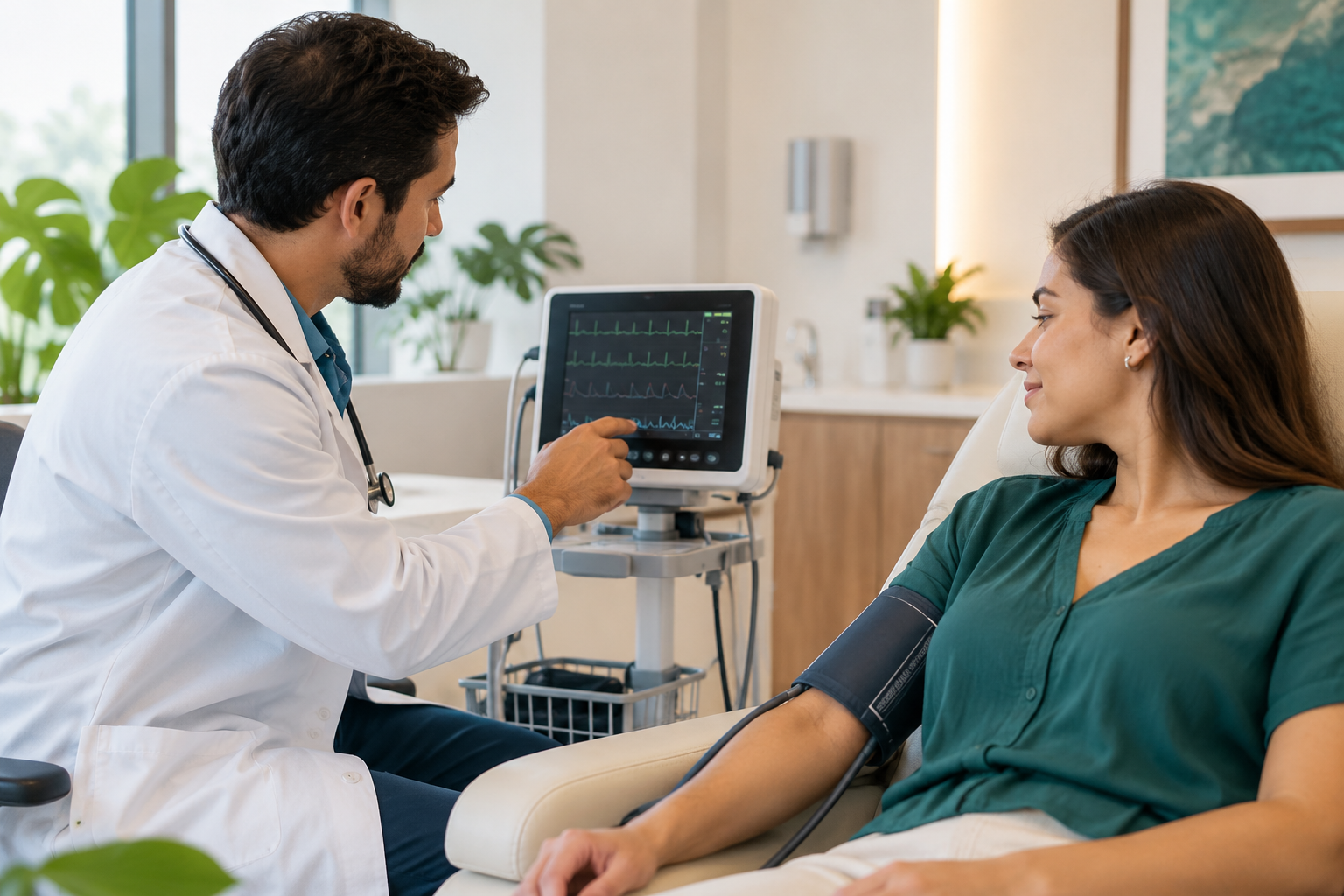 Revisión de un monitor médico