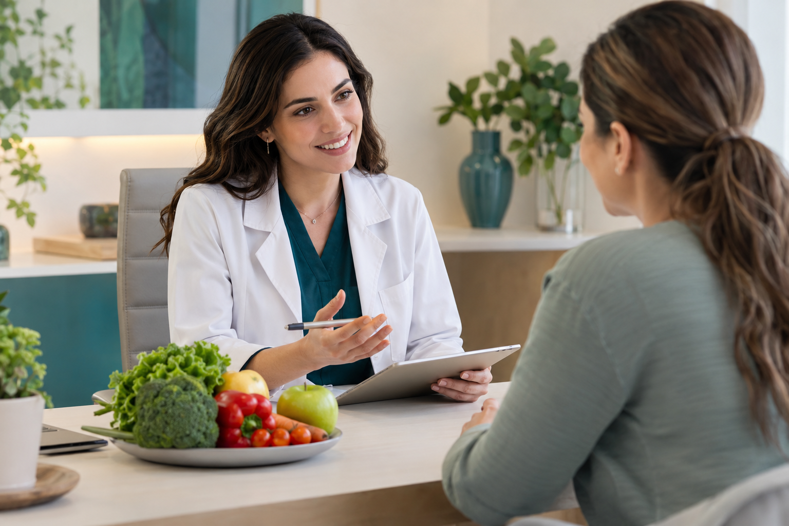 Consulta de orientación nutricional